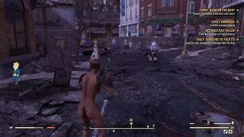 Fallout76 nude gameplay